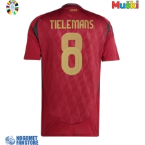 Belgija Youri Tielemans #8 Domaci Dres EP 2024 Kratak Rukav